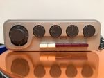 QUAD QC 22 - Replacement Push buttons - 4 x Dark Red - 3D replica