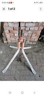 BELLE MINIMIX 150 CEMENT MIXER STAND AND PIN FREE POST