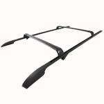 4Pcs Roof Rack Side Rails Cross Bars Black Land Rover Discovery 3 & 4 2005-2016