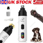 Pet Dog Cat Nail Claw Grooming Grinder Trimmer Electric Nail File Tool Cutter UK