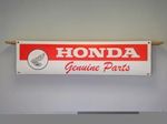 Honda Spares Banner Retro Motorcycle Workshop Garage Display show Sign
