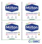 4 X Milton Sterilising Tablets - 40 - Baby Bottle Steriliser