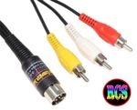 Dragon 32 64 High Quality RCA AV TV Video Lead Cable New