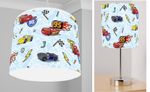 PIXAR CARS LIGHTENING McQUEEN Ceiling Light Shade Stick Lamp or Bundle Reusable