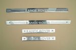 GENUINE RANGE ROVER P38 VOGUE SET OF SEEL SCUFF PLATES DOOR TRIM CHROME STEEL