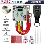 Car Battery Disconnect Cut Off Isolator Master Switch W/Wireless Remote Control