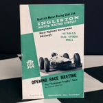 1965 INGLISTON MOTOR RACING CIRCUIT OPENING RACE MEETING PROGRAMME SCOTSMAN