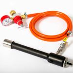 DFP GAS BURNER Propane Forge Furnace Foundry Raku Kiln Blacksmith Farrier Knife
