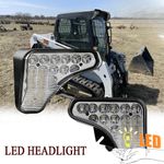 fits Bobcat M SERIES S510 S530 S550 S570 6670284 7138040 713804 LED HEADLIGHTS