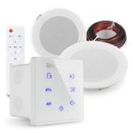 Kitchen and Bathroom Bluetooth Ceiling Speakers - MSLP50 & A50W Wall Amplifier