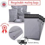 Strong Grey Mailing Post Mail Postal Bags Poly Postage Self Seal All Sizes Cheap