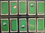   - OGDENS CIGARETTE CARDS - ORIGINAL SET 50 TRICK  BILLIARDS  -  1934 