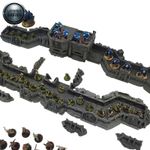 Imperial Defence Line Trench Bunker Terrain Scenery Set For Warhammer 40,000 40K