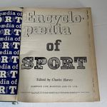 Encyclopaedia of Sport 1959 Book Vintage Edited by Charles Harvey Samson Low 