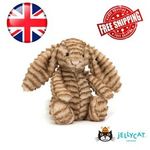 Jellycat Luxe Bunny Juniper 31cm Striped Brand New Toy Christmas Tags + Dust Bag