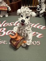 Vintage Mid Century Italian Ceramic Spaghetti Poodle Band Ornament Instrument