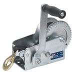 Sealey Geared Hand Winch 900kg Capacity With Webbing Strap Winches Recovery DIY