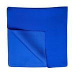 Nicki Scarf Silk Scarf Blue Royal Blue Twill Silk 53x53cm