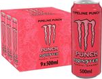 Monster Pipeline Punch Energy Drink, 9 x 500 ml