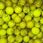 Callaway Chrome Soft Golf Balls Grade A Yellow Tour Lake Balls 12-100 Ball Pack