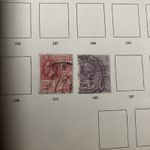 BRITISH GUIANA 1921-1926 KING GEORGE V TWO VALUES