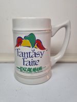 Excalibur Las Vegas Fantasy Faire Ceramic Tankard Mug Souvenir