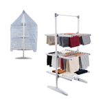 Electric Heated Airer XL SIZE 3 TIER  with Free Cover Low Energy Clothes Dryer