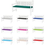 3 Seater Garden Bench Pad Outdoor Furniture Seat Bench Cushion Water Resistant