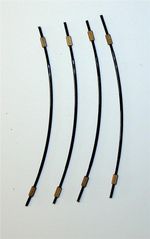 Non-Slip Nylon Tailpiece Hangers for Violin - 4 Pack