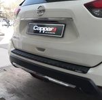 Bumper Protector Rear Black ABS Plastic For Nissan X Trail 2018-2022