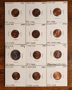 Error Coin Lot Die Cracks Collection 12 Pack US Lincoln Cents    & Women Quarter