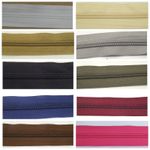 Continuous Zip Chain No 5 and Sliders Upholstery Sewing Cushions 14 COLOURS