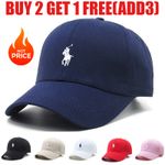 New Unisex Polo Baseball Cap Classic Adjustable Hat for Men Women Casual Gift