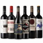 New World Red Wine Mixed Case 6 x 750ml | Malbec, Merlot, Shiraz & Red Blend
