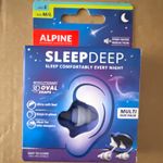 Alpine SleepDeep Sleeping Ear Plug Pack Size S and M/L  two pairs NEW sealed box