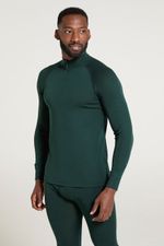 Mountain Warehouse Merino Men's Long Sleeve Base Layer Top Stretchy Thermal Tee