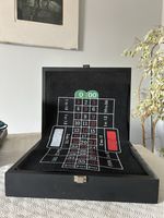 Boxed Tabletop Roulette Wheel