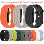 Sports Wristband Silicone Strap Loop For Garmin Cirqa Band Anti‑wear Replacement