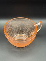 Jeanette Cherry Blosson Pink Depression Glass Cup