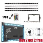 TV Backlight LED Strip Lights USB RGB 5050 Lighting Strips + Remote Control