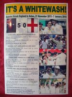 Australia 2013/14 Ashes winners - souvenir print