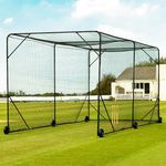 FORTRESS Mobile Cricket Cage | 24FT/36FT NET LENGTHS | Elite Training Equipment