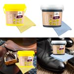 Leather Grease Care Kit - Bense & Eicke Leather Grease + 1 Microfibre Cloth | 0.25L - 1L