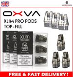 ​OXVA XLIM PRO Replacement Pods V3 Top Fill 0.4 ohm 0.6 ohm 0.8 ohm 1.2 ohm 2ml