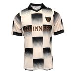 Guinness Black and Cream Check Retro Performance Sports Shirt