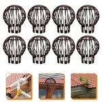 8 Pack Gutter Downpipe Leaf Filters – Plastic Balloon Guards Prevent Blockages