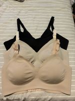 Momcozy Seamless Soft Nursing Bras XL X3