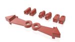 Mamas & Papas Cot Parts - latch, guides, catches, rods and screws