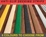 Anti Slip GRP  decking strips for slippery decking - Free Drilling and Screws