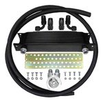 MAZDA MX5 EUNOS ROADSTER S/S or BLACK NYLON BRAIDED HOSE OIL COOLER FITTING KIT